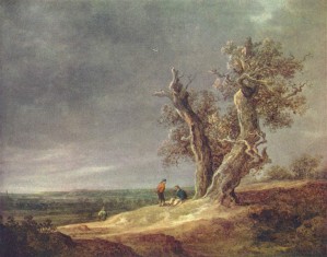 People by the tree